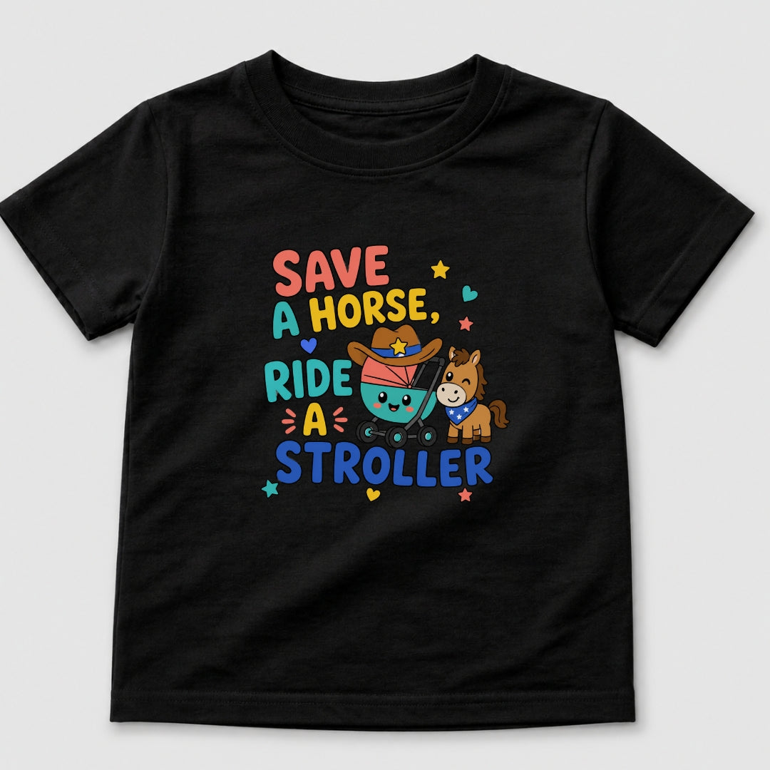 Save a Horse, Ride a Stroller T-Shirt
