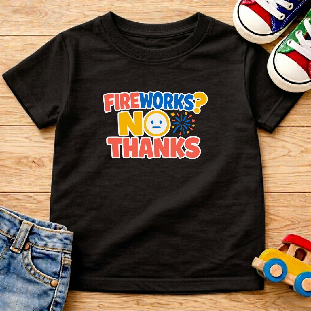 Fireworks No Thanks T-Shirt