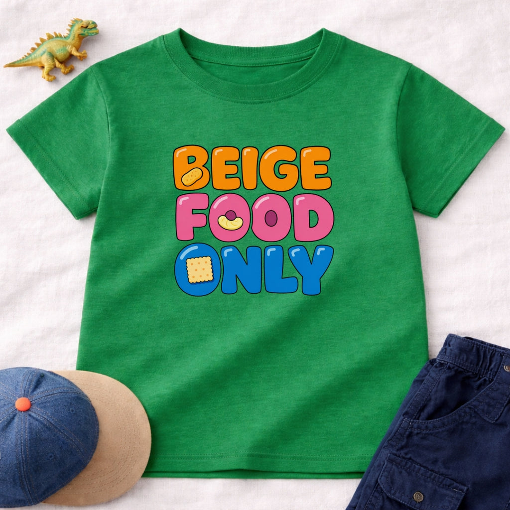 Beige Food Only T-Shirt