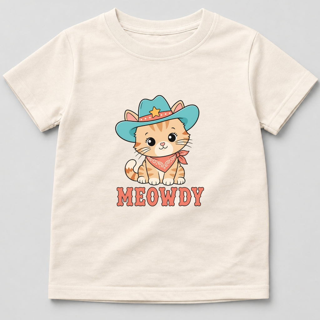 Meowdy Cowboy Cat T-Shirt