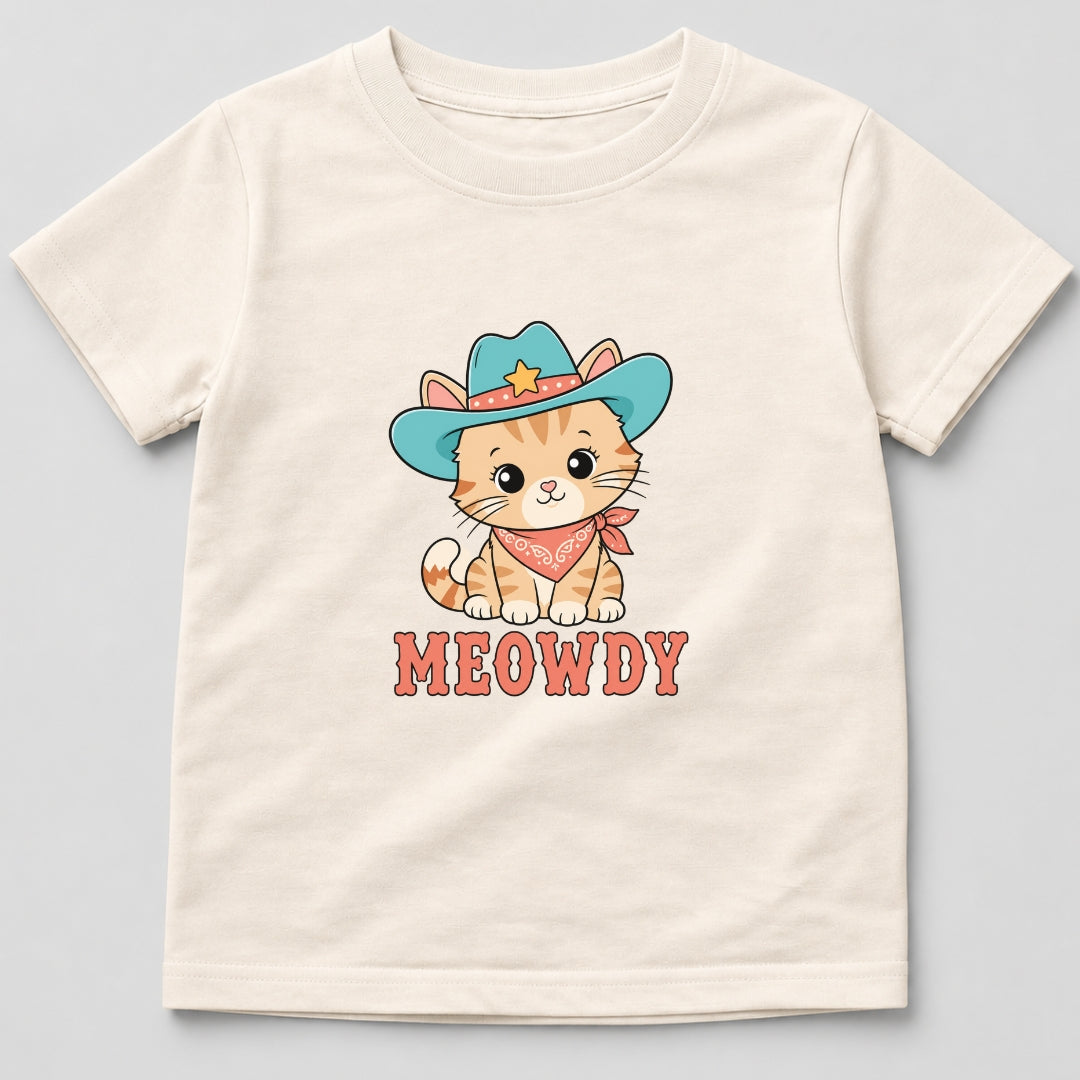 Meowdy Cowboy Cat T-Shirt
