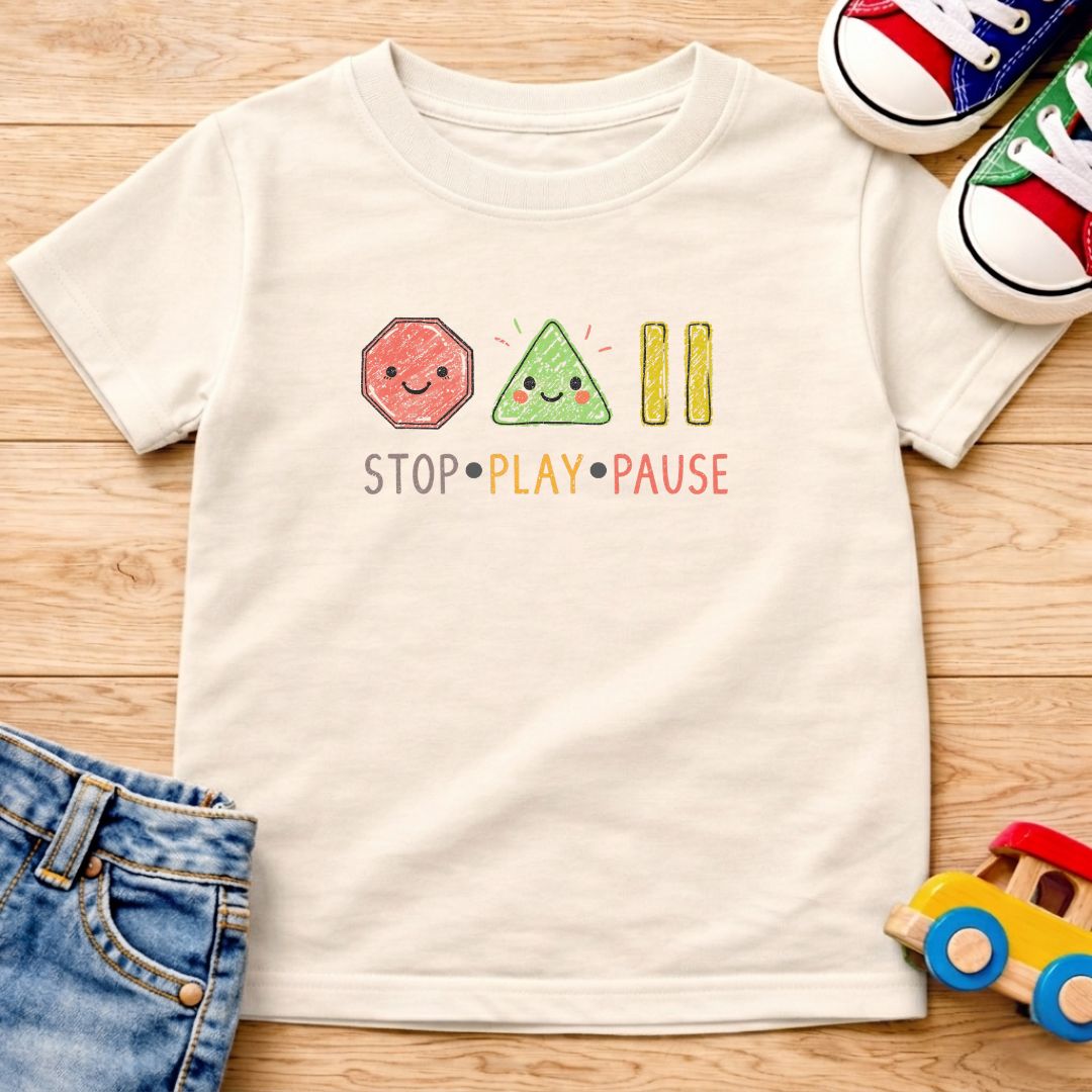 Stop Play Pause T-Shirt
