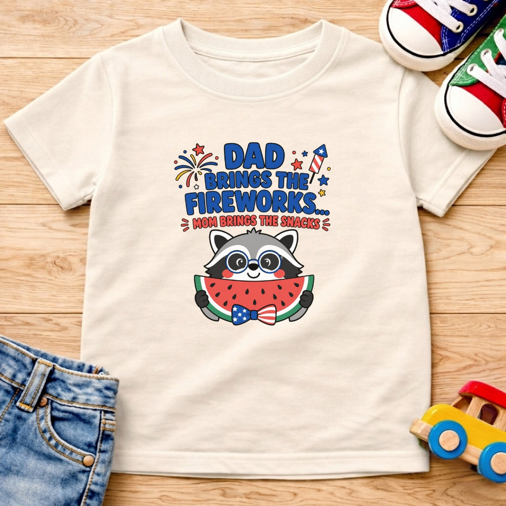 Dad Brings the Fireworks T-Shirt