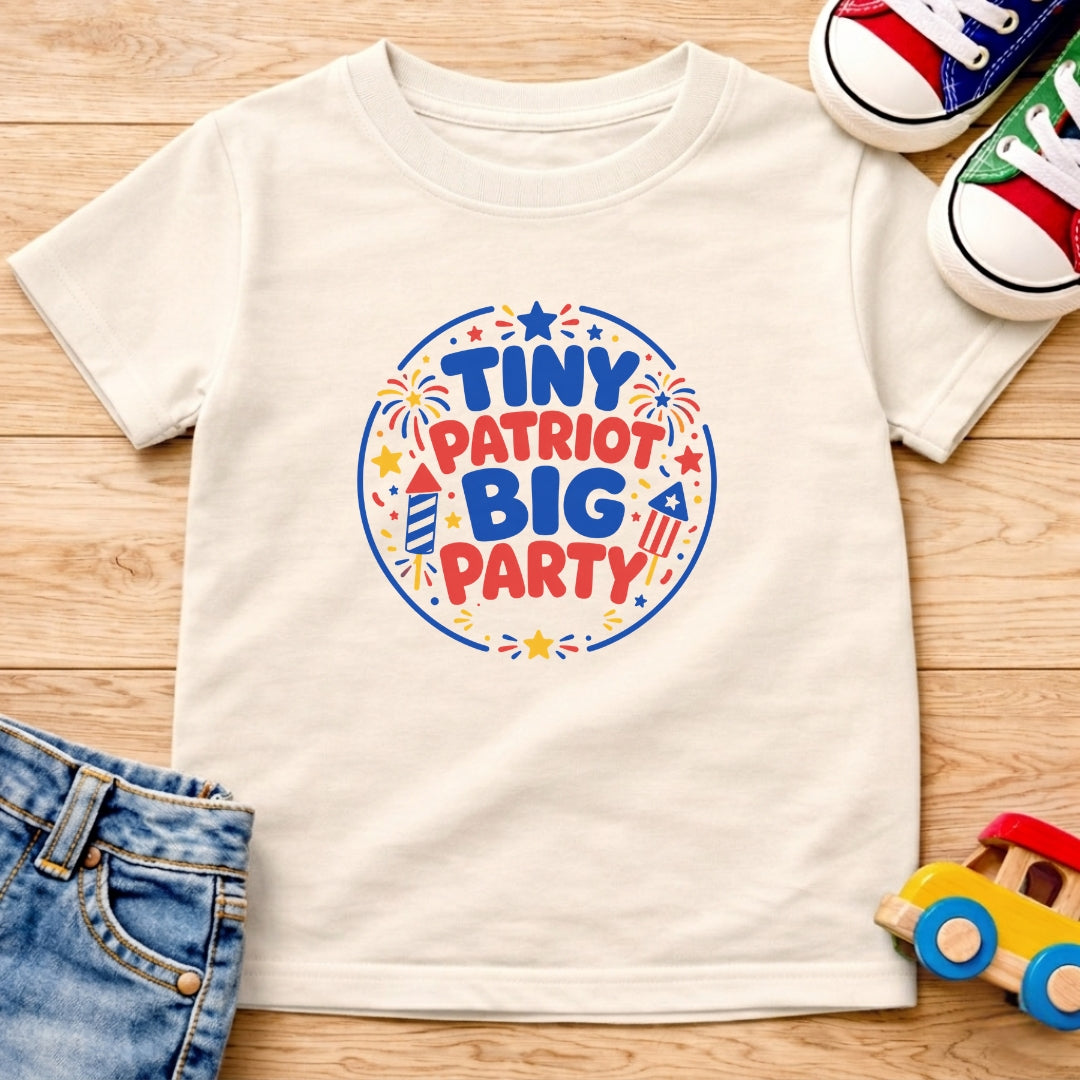 Tiny Patriot Big Party T-Shirt