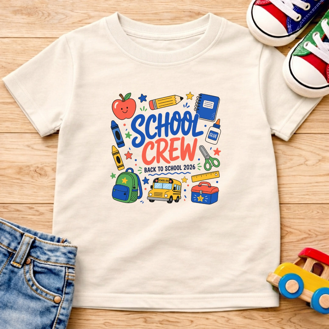 School Crew Back to School T- Shirt
