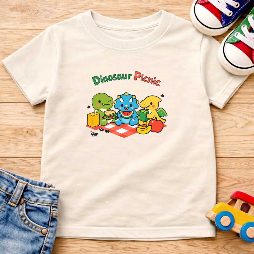 Dinosaur Picnic T-Shirt