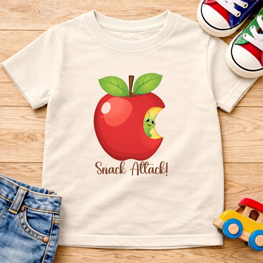 Snack Attack Apple T-Shirt