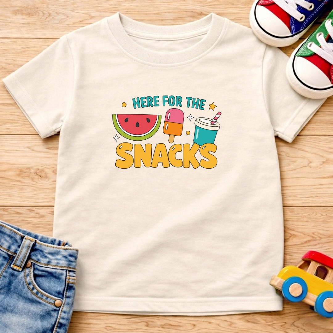 Here for Snacks T-Shirt