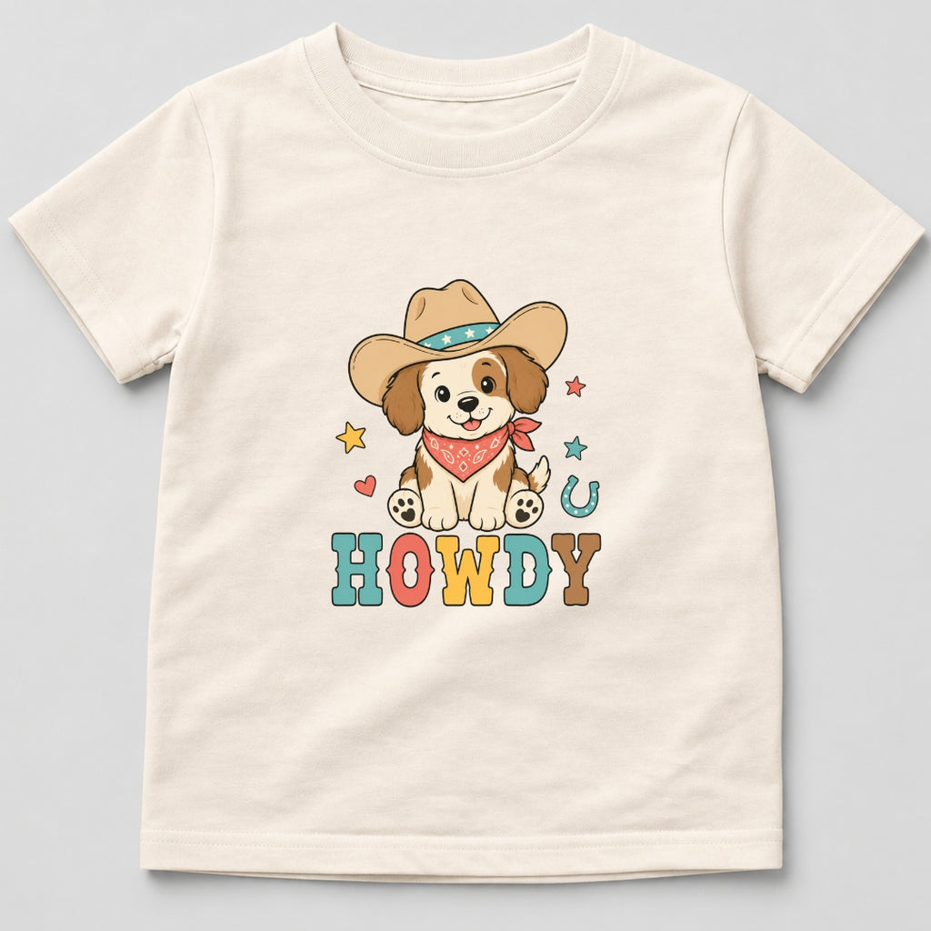 Howdy Cowboy Puppy T-Shirt