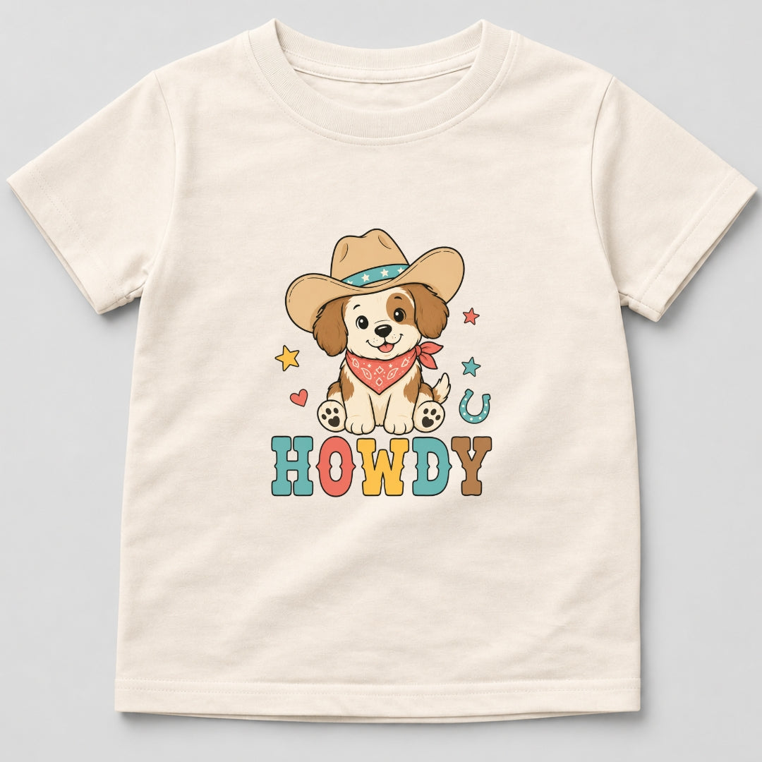 Howdy Cowboy Puppy T-Shirt