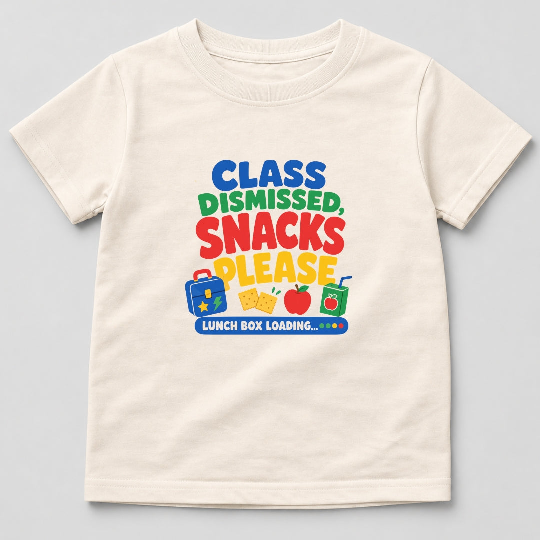 Class Dismissed, Snacks Please T-Shirt
