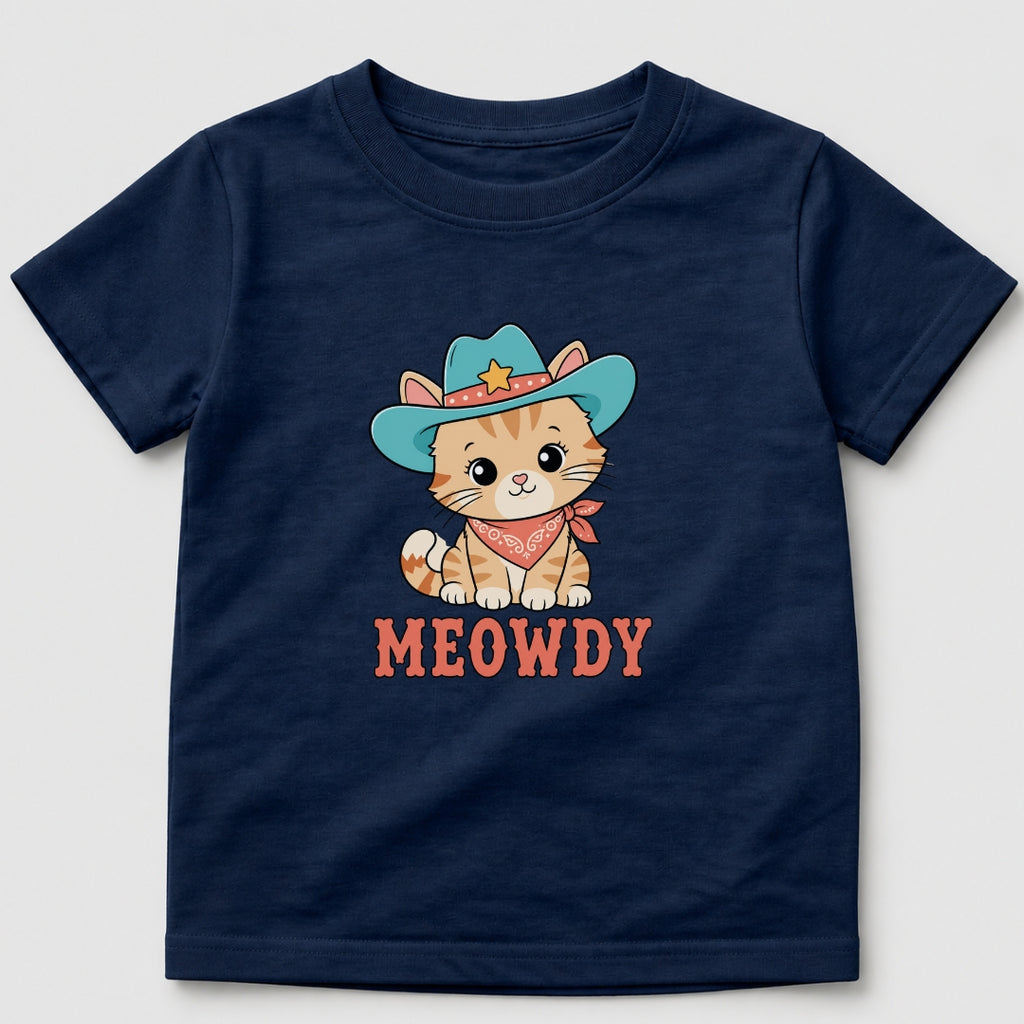 Meowdy Cowboy Cat T-Shirt