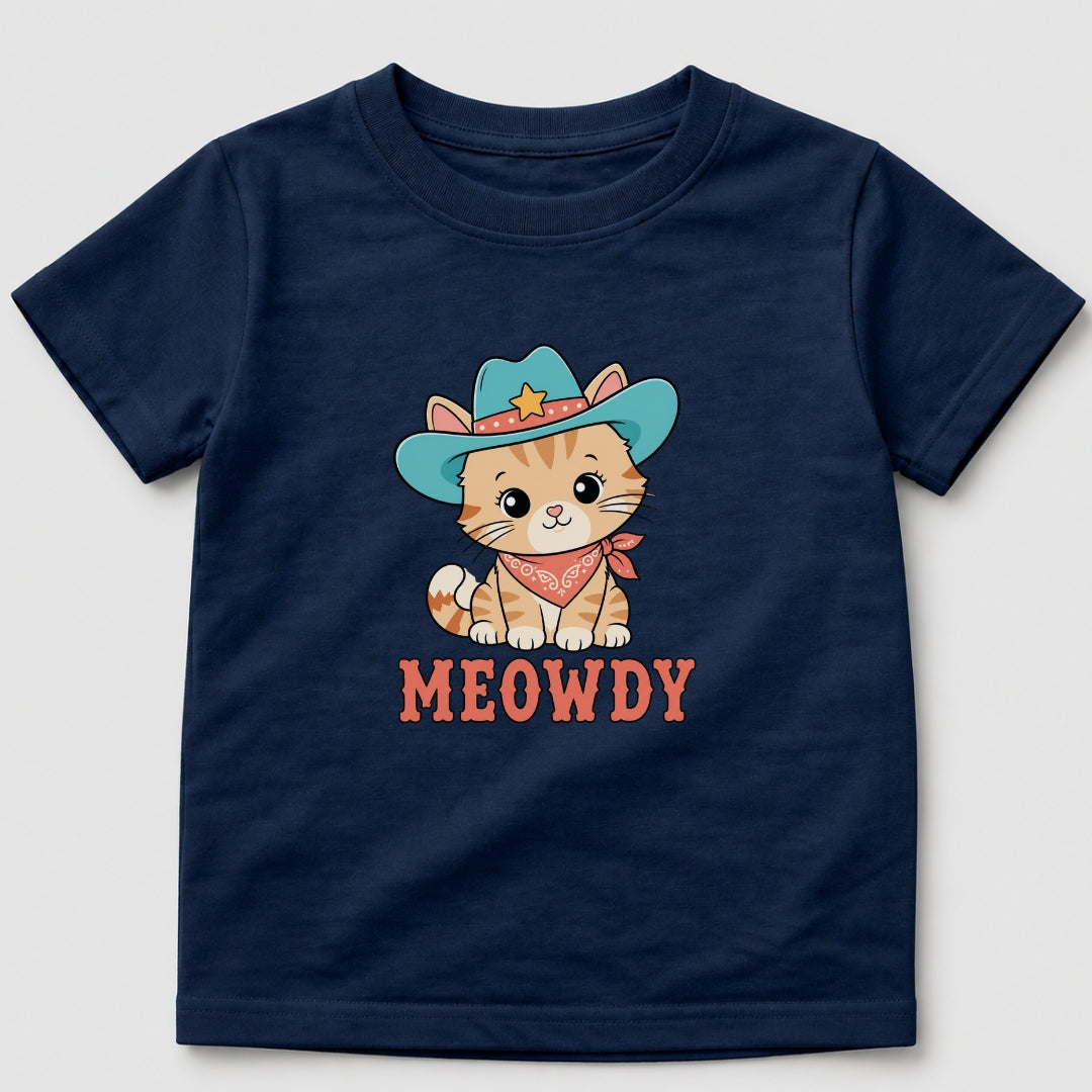 Meowdy Cowboy Cat T-Shirt