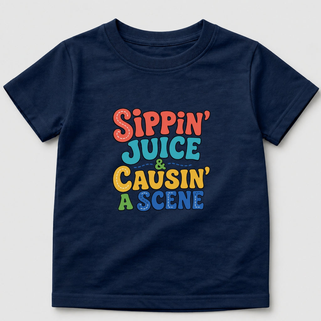 Sippin' Juice & Causin' a Scene T-Shirt