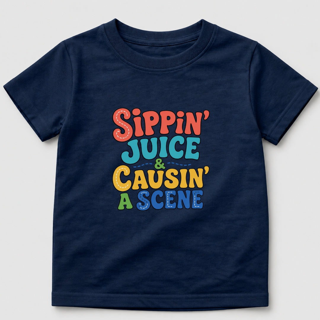 Sippin' Juice & Causin' a Scene T-Shirt