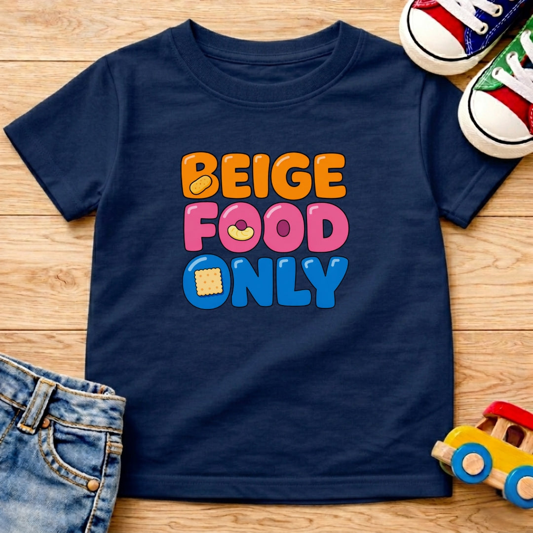 Beige Food Only T-Shirt