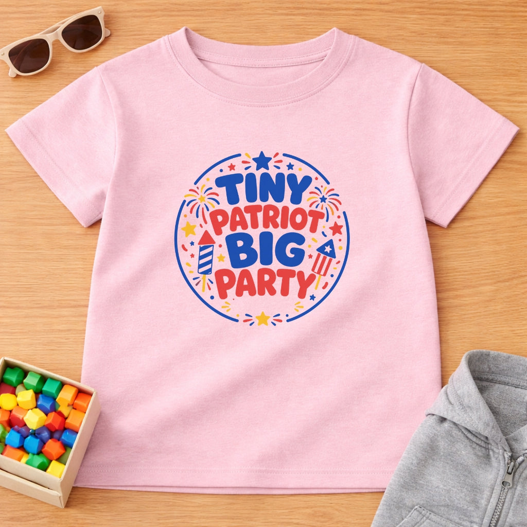 Tiny Patriot Big Party T-Shirt