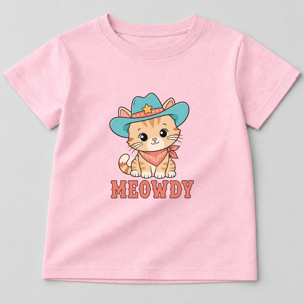 Meowdy Cowboy Cat T-Shirt