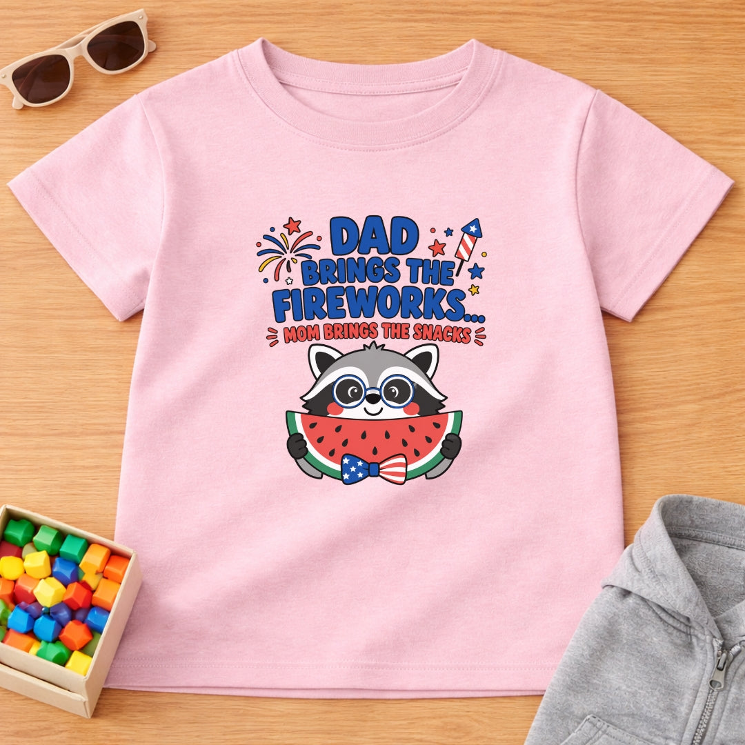 Dad Brings the Fireworks T-Shirt