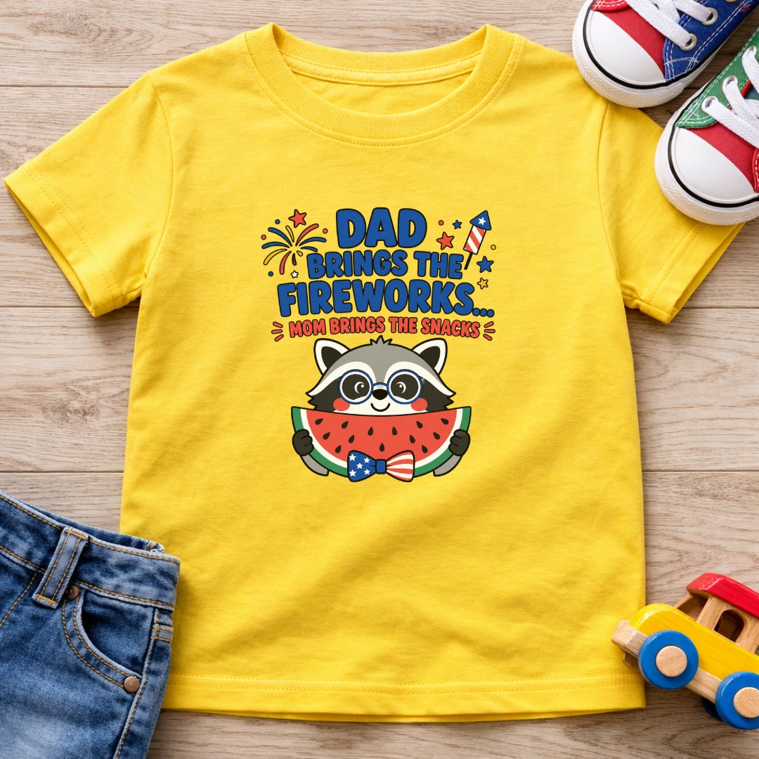 Dad Brings the Fireworks T-Shirt