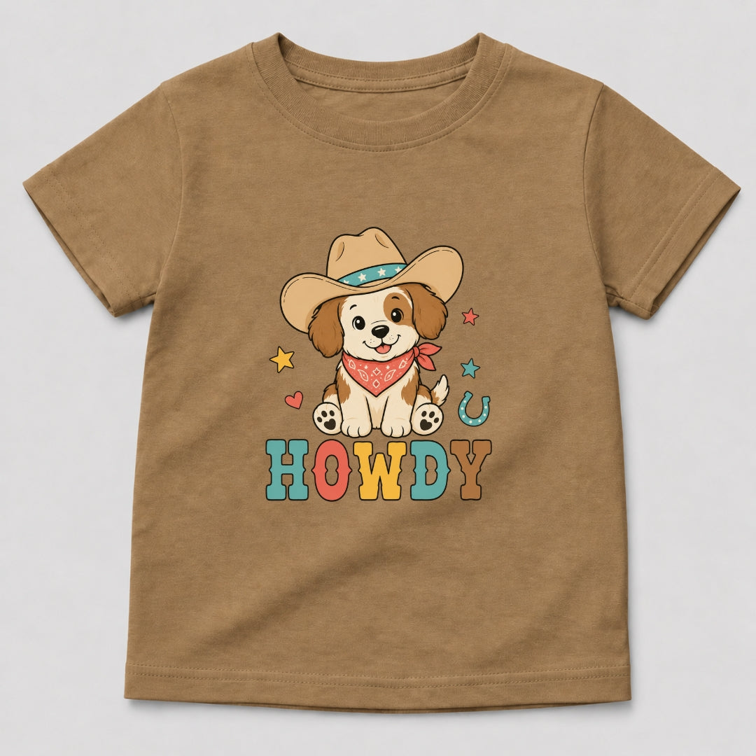 Howdy Cowboy Puppy T-Shirt