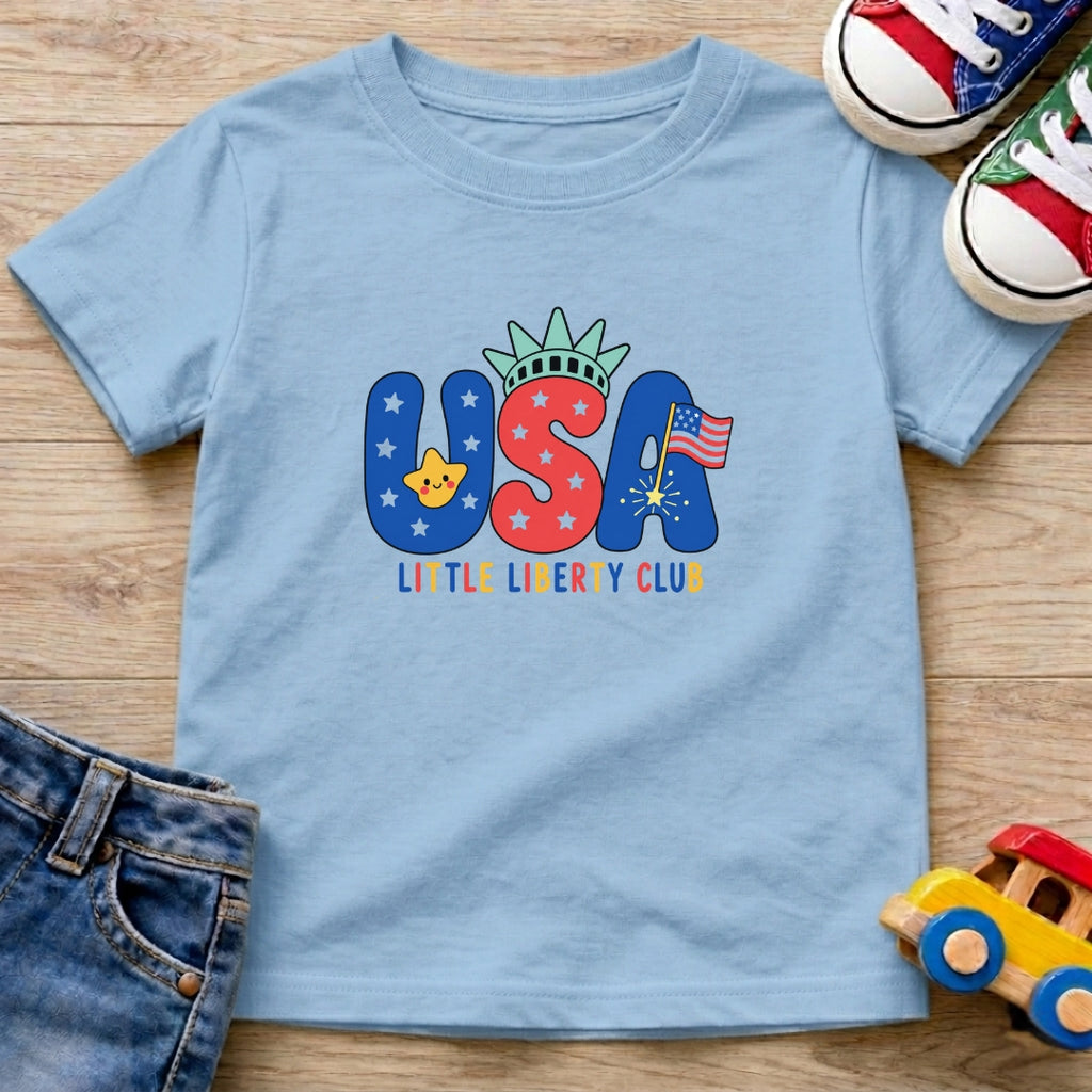 USA Little Liberty Club T- Shirt