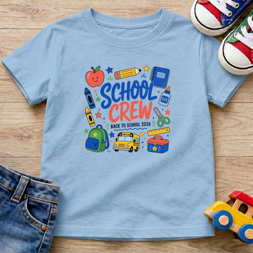 School Crew Back to School T- Shirt