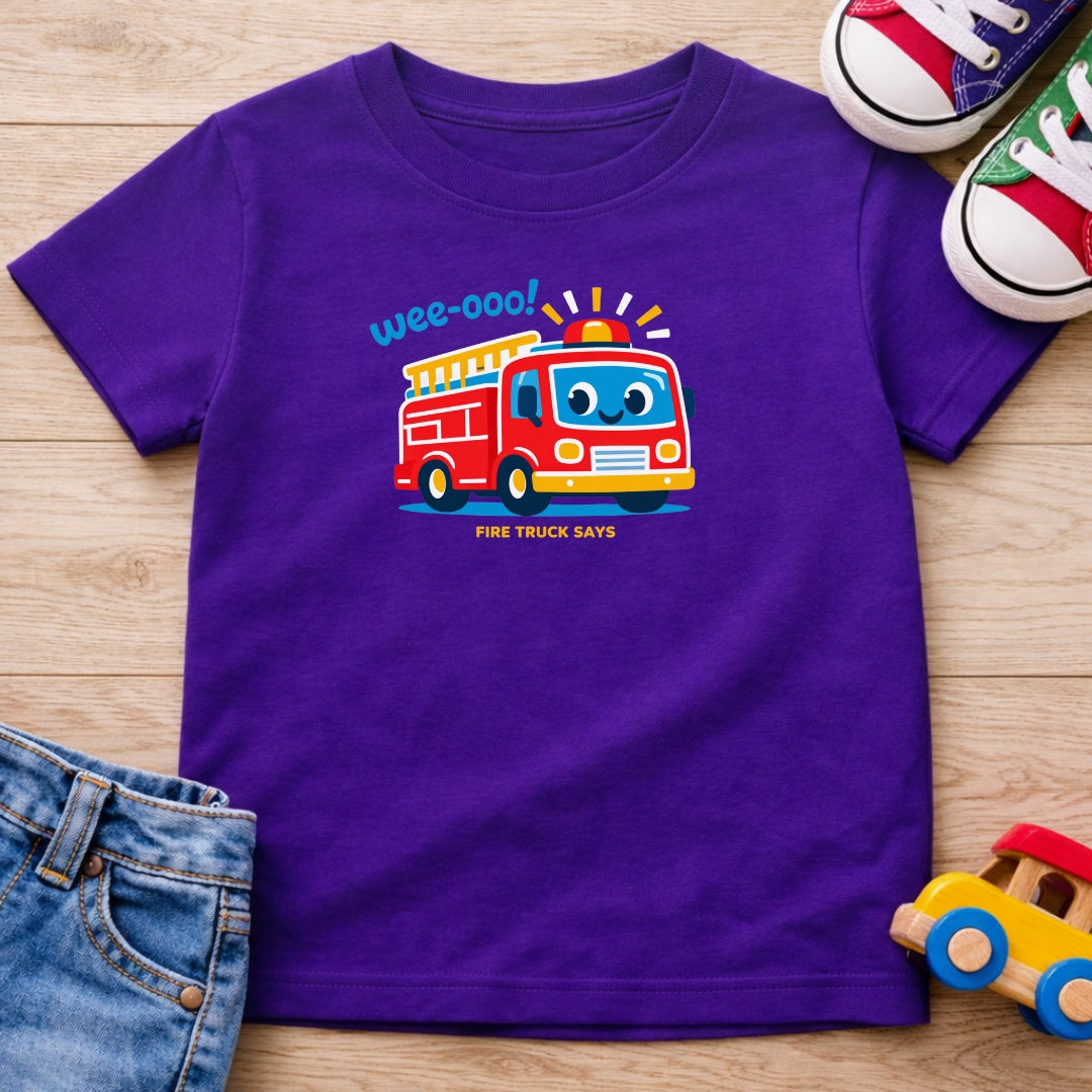Fire Truck Wee-Ooo T-Shirt