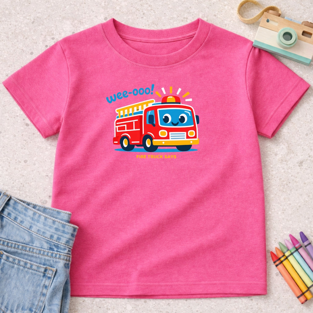 Fire Truck Wee-Ooo T-Shirt