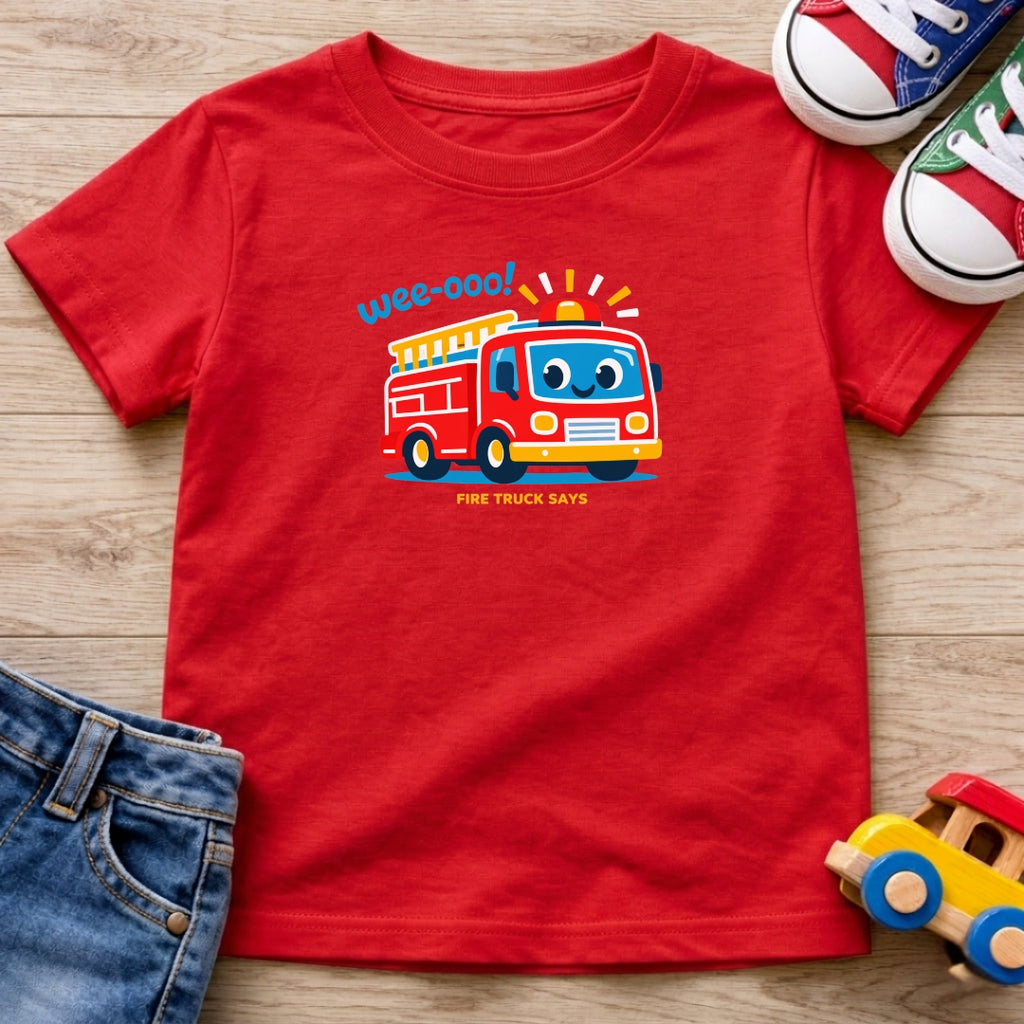 Fire Truck Wee-Ooo T-Shirt