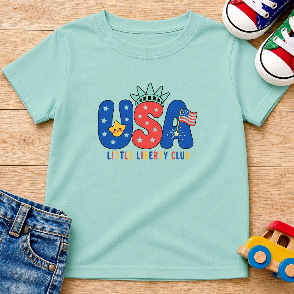 USA Little Liberty Club T- Shirt